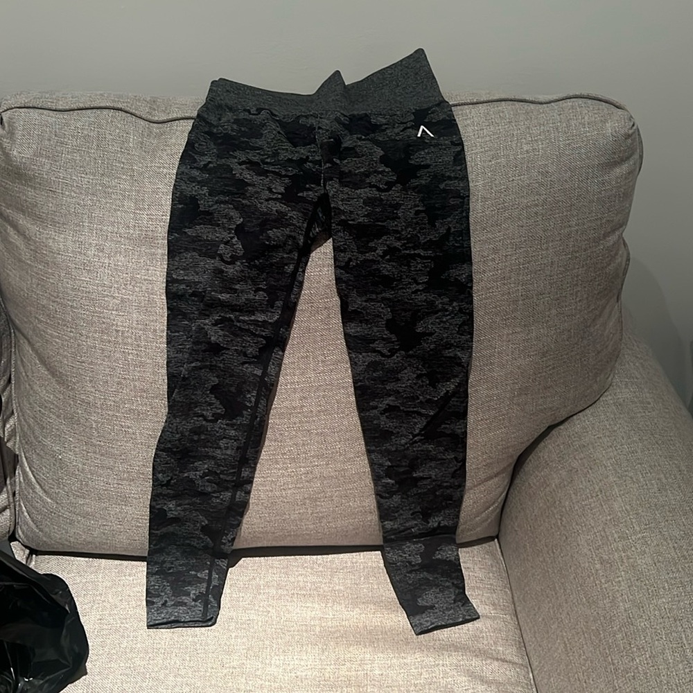 Calf length black and grey army leggings (ACTA brand)